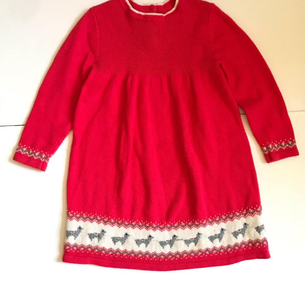 Baby boden knit sweater dress size 3-4Y